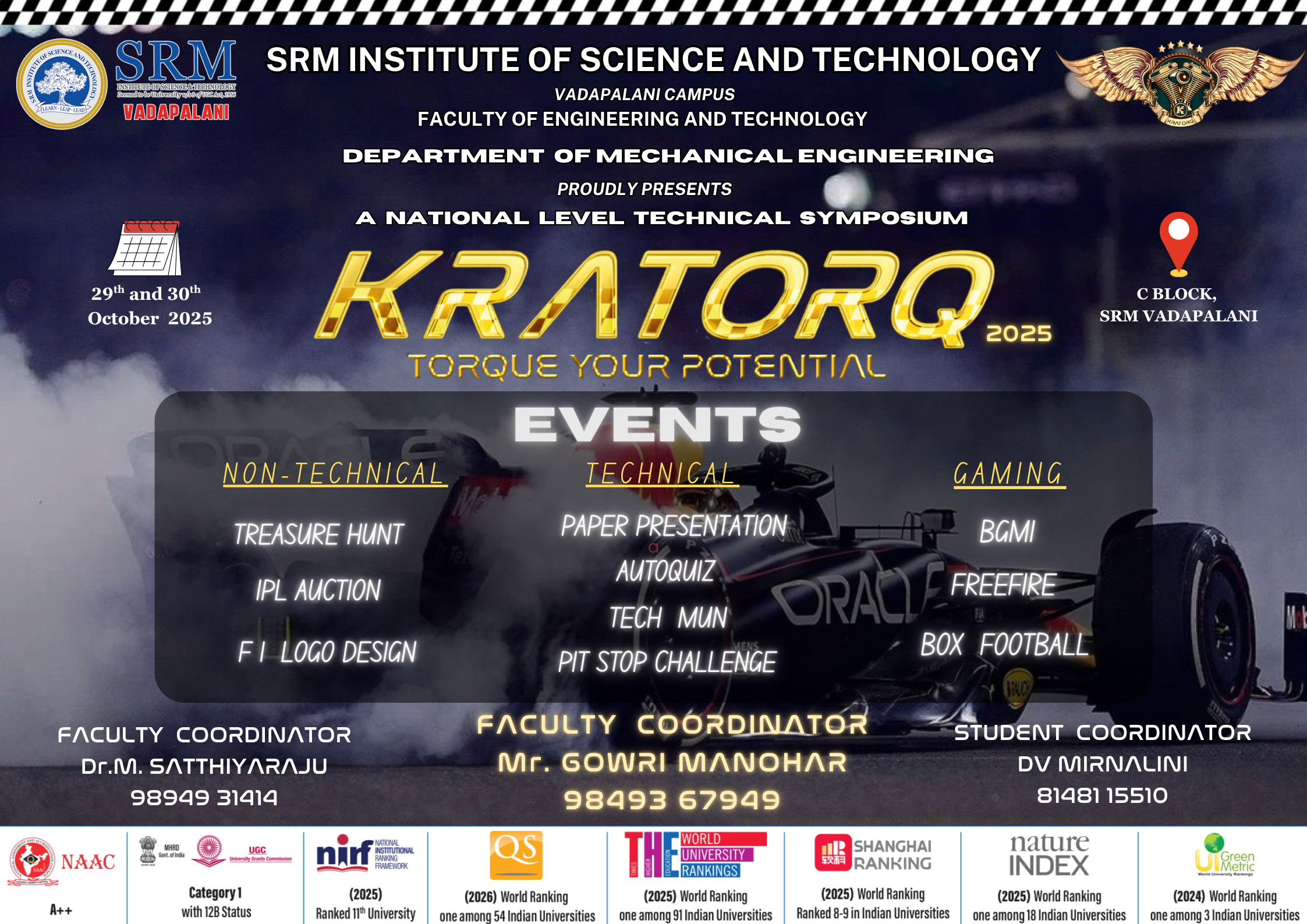 KRATORQ Event Poster